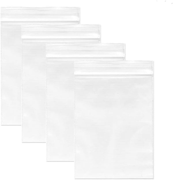 200Pcs 3 x 4-inch Clear Reclosable Bags, 2Mil Plastic Storage Bags for Jewelry, Beads, Pill Cards