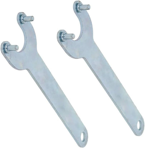 Utoolmart 2Pcs Angle Grinder Wrench, Zinc Plating Finish Iron Lock Nut Spanner for Dewalt, Milwaukee, Makita