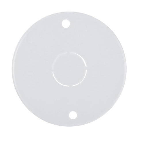 MECCANIXITY PVC Conduit Lid Round Junction Box Cover 4.5mm Hole Dia Waterproof for Conduit Box Pack of 20