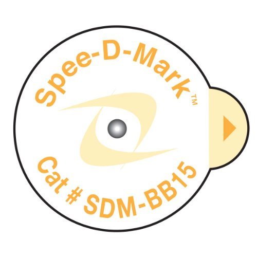 PDC Healthcare Spee-D-Mark SDM-BB15 Mammography Skin Marker Nipple Radiopaque, 1.5 mm Size (Box of