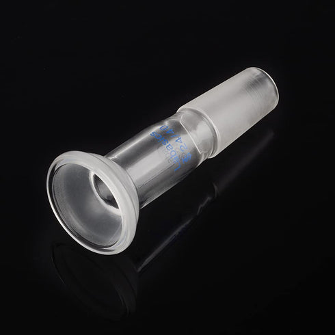 Glass Adapter with Ball Socket, Borosilicate Connecting Adapter with 35/20 Top Spherical Joint for Laboratory Use
