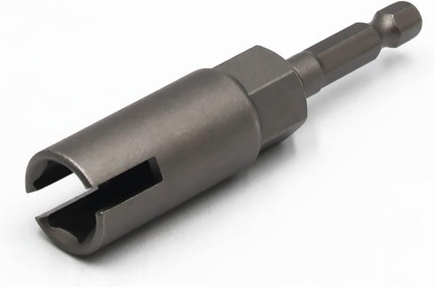 1PCS Deep Power Wing Nut Driver, 1/4" Hex Shank Slot Wing Nut Drill Bit Socket Wrenches Tool