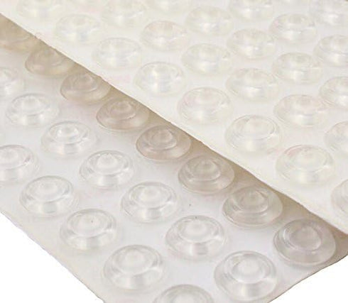 50Pcs Clear Self-Adhesive Sound Dampening Rubber Bumpers Pads for Silencing Closing Doors,Cabinets,Home Improvement.