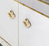 SHOORR 6Pcs Cabinet Knobs Wardrobe Drawer Knob Bedside Cabinet Cabinet Ring Wardrobe Single-Hole Furniture Door Pull D