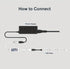 TOPXCDZ 12-24V 96W LED Smart WiFi Controller, Single Color LED Strip Lights WiFi Controller Compatible with Android