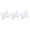 YOKIVE 3 Pcs PTFE Coated Magnetic Stir Bar, Cross Type Stirrer for Lab Liquid Mixing (White, 1-Inch)