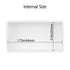 LeMotech 5 Pieces Project Box, Small Junction Case for Electronics, ABS Plastic, White, 1.97 x 1.10 x 0.59 inch