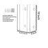 Cq acrylic Clear Wall Floating Glove Rack and Glove Box Dispenser Holder 10"x6.25"x4”,Pack of 1