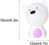 TTBDDDYH 7-Color LED Kids Night Light, Cute Puppy Soft Silicone Warm Light Baby Nursery Bedside Lamp, Pat Pat Lights