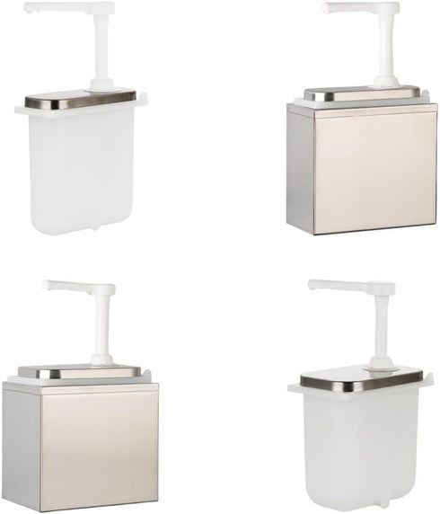Leefasy 1L Ketchup Container, as described, A