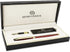 Dryden Designs Fountain Pen with Medium and Fine Nibs, Luxury Box, Ink Cartridges, Royal Red