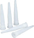 30pcs Plastic Caulking Gun Extender, Caulk Nozzle Tip Tool for Sausage Caulking Gun, Easy to Use (White)