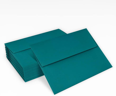 Envelopes Store 4 Bar A1 Invitation Envelopes | Peel & Press | 3 5/8" x 5 1/8" | Teal | 80lb. Text | 50 Qty