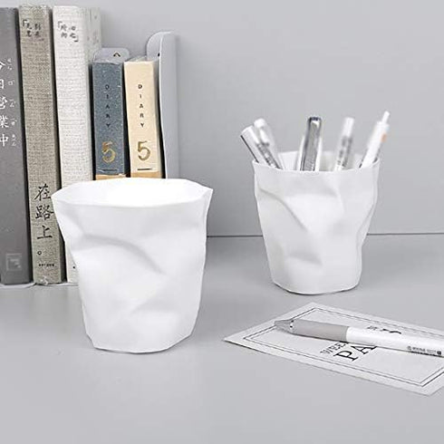 QDKVTNDJZ PP Multi-function Folding Pen Pencil Holder Decorative Desktop Holders Makeup Brush Office Stationery Storage