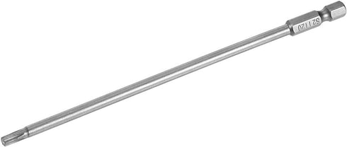 uxcell T20 Magnetic Torx Screwdriver Bits, 1/4 Inch Hex Shank, 5.91-inch Length S2 Power Tool