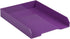 JAM PAPER Purple Stackable Paper Trays - Desktop Document, Letter, & File Organizer Tray - Sold Individually