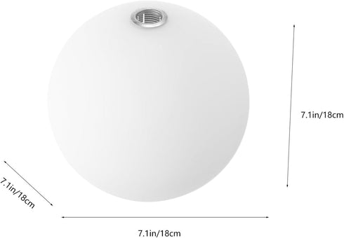 Frosted Glass Globe Lampshade Light Fixture Cover for Pendant Wall Vanity Table Floor Lamps with Vintage Style and Soft