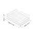 uxcell Centrifuge Tube Rack Storage Box 70-Well Polypropylene Holder for 0.2ml Micro Centrifuge Tubes, Samples 5mm Hole Dia 2Pcs