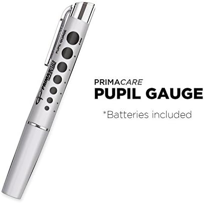 Primacare DL-9325 LED Diagnostic Penlight, Reusable, Lightweight, Medical Pen Light, Batteries Included