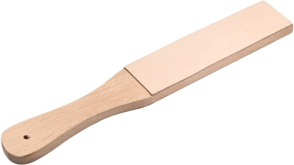 Utoolmart Double Side Leather Strop for Knife Sharpening, 1.7" by 10.8" Stropping Block