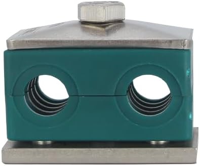28MM Twin Series Clamp, Polypropylene with Galv Plated Steel Hardware