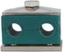 28MM Twin Series Clamp, Polypropylene with Galv Plated Steel Hardware