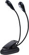Joyzan Music Stand Light, Clip on LED Book Lights Dual Arm Rechargeable