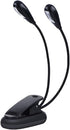 Joyzan Music Stand Light, Clip on LED Book Lights Dual Arm Rechargeable