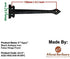 7" Dummy (4 Pack, Adonai Hardware "Agee Heavy Duty Antique Cast Iron Strap False or Faux or Hinge Front Matte Black)