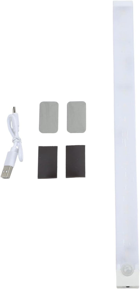 Shophubio 3 Dimmable Closet Hallway(30cm) Smart Sensor Night Light, USB Rechargeable Motion Activated LED Strip