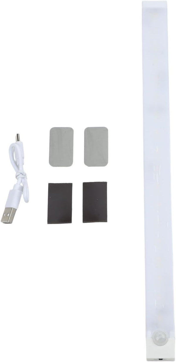 Shophubio 3 Dimmable Closet Hallway(30cm) Smart Sensor Night Light, USB Rechargeable Motion Activated LED Strip