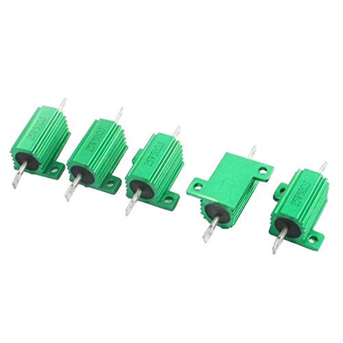 Yohii Wirewound Resistors 25W 50 Ohm Aluminum Resistors - 5pcs (G7.23)