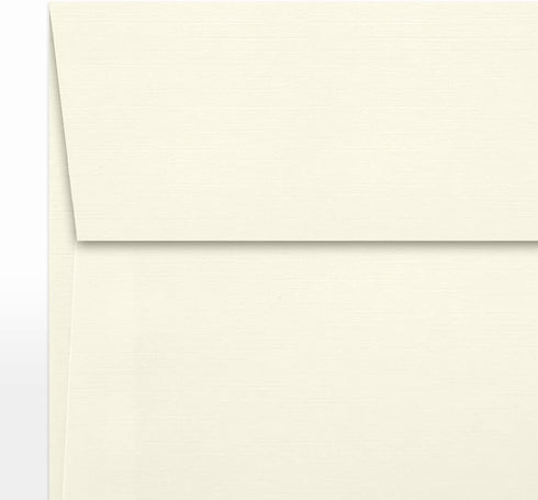 LUXPaper Square Invitation Envelopes | Natural Linen | Peel & Press | 5 1/4" x 5 1/4" | 80lb. Text | 50 Qty