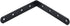 5" 5" 4pcs Corner Bracket x L Brackets Black Shelf Bracket Corner Brace