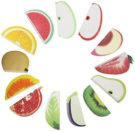 Sticky Note 3D Fruit and Vegetable Sticky Note Message, 140 Sheets/Pad, 13 Pads/Set for Home Office School Gifts