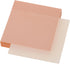 ONLYKXY 4 Pack Transparent Sticky Notes, 3x3in Waterproof Self-Stick Book Tabs, 200 Sheets PET Markers, Light Pink