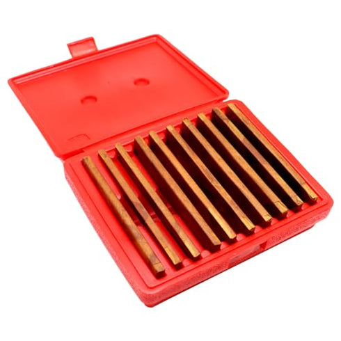 10 Pairs Precision Parallel Steel Set 1/8" x 6" - Thin Steel Machinist Tools with Accuracy 0.0002"