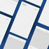 Notsu To Do List Grid Index Cards 3x5 | 50 Task Planner Vertical Notecards