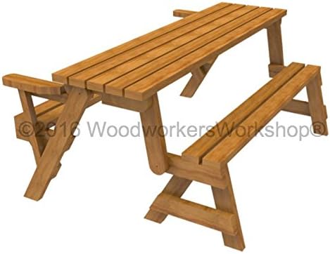 DIY Convertible Folding Bench/Picnic Table Plans