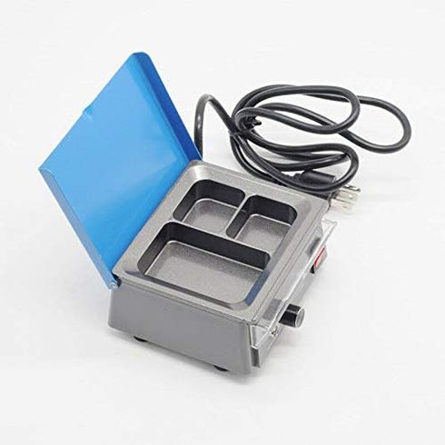 Dental Analog Wax Heater Warmer Pot JT-15 Lab Equipment in Black and Blue