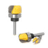 1/4 Inch Bit,3Pcs Set ASNOMY Shank Bowl and Tray Router Cove Juice Groove Router Bit with Ball Bearing Dish Carving
