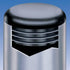 (Pack of 10) 1" Round OD Black Plastic Tubing Plug - 14-20 Gauge for Hole Size 0.84" to 0.93"