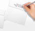 LUXPaper Square Invitation Envelopes | 6 1/4" x 6 1/4" | Peel & Press | White Linen | 80lb Text | 50 Qty