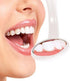 2 Pcs Dental Mirror with Light Tool - LED Lighted Teeth Inspection Mirror, Anti Fog Curve Angle