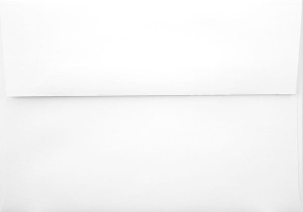 LUXPaper A1 Invitation Envelope in 80 lb Brilliant White - 100% Cotton for 3 1/2 x 4 7/8 Cards, Printable Envelopes for Invitations, with Peel and Press, 50 Pack, Envelope Size 3 5/8 x 5 1/8 (White) by LUXPaper