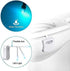 BSASHF Commode (8 1 Pack) Color Changing Toilet Night Light - Motion Sensor LED, UV Activated, Smart Light Night Lamp