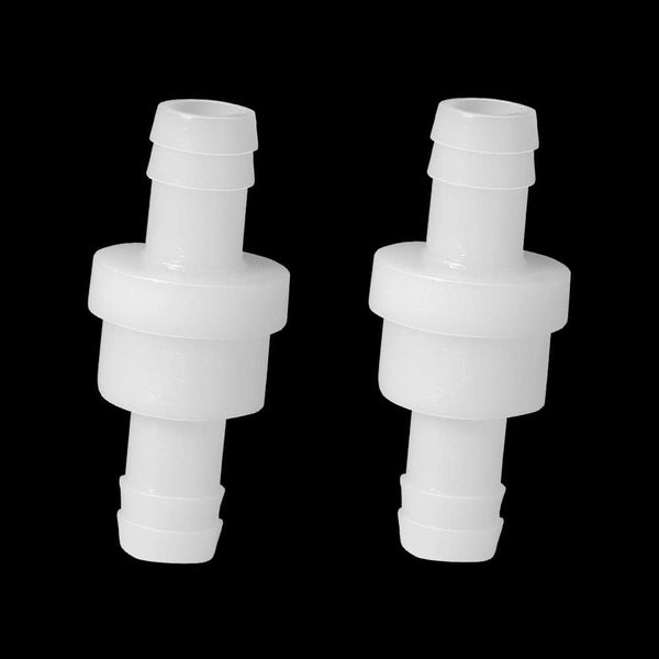 Feelers 1/2" (12MM) One Way Inline Check Valve, Non-Return Air Water Gas Check Valve, Pack of 2
