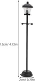 1:12 4.5 Inch BESPORTBLE Christmas Village Accessories - Christmas Mini Street Light Models Dollhouse Lamp for Kids