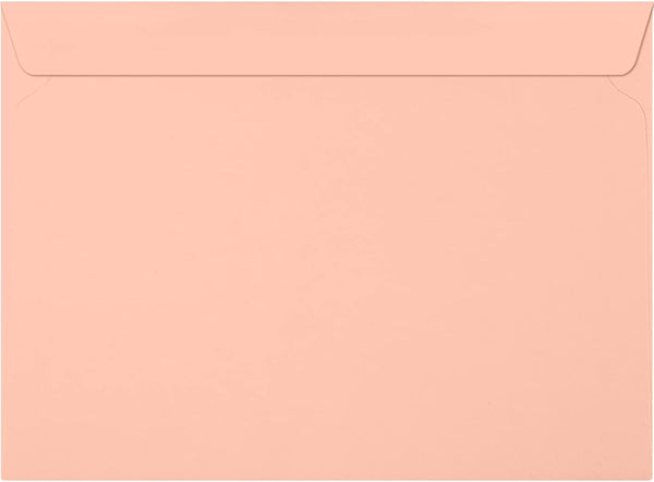 LUXPaper 9 x 12 Booklet Envelopes - Blush Pink, 80lb. Text, 50 Qty