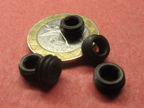 Generic Set 5/16"-18 .156" 25 Black Oxide Alloy Steel Hollow Lock Jam Screws x Length pcs